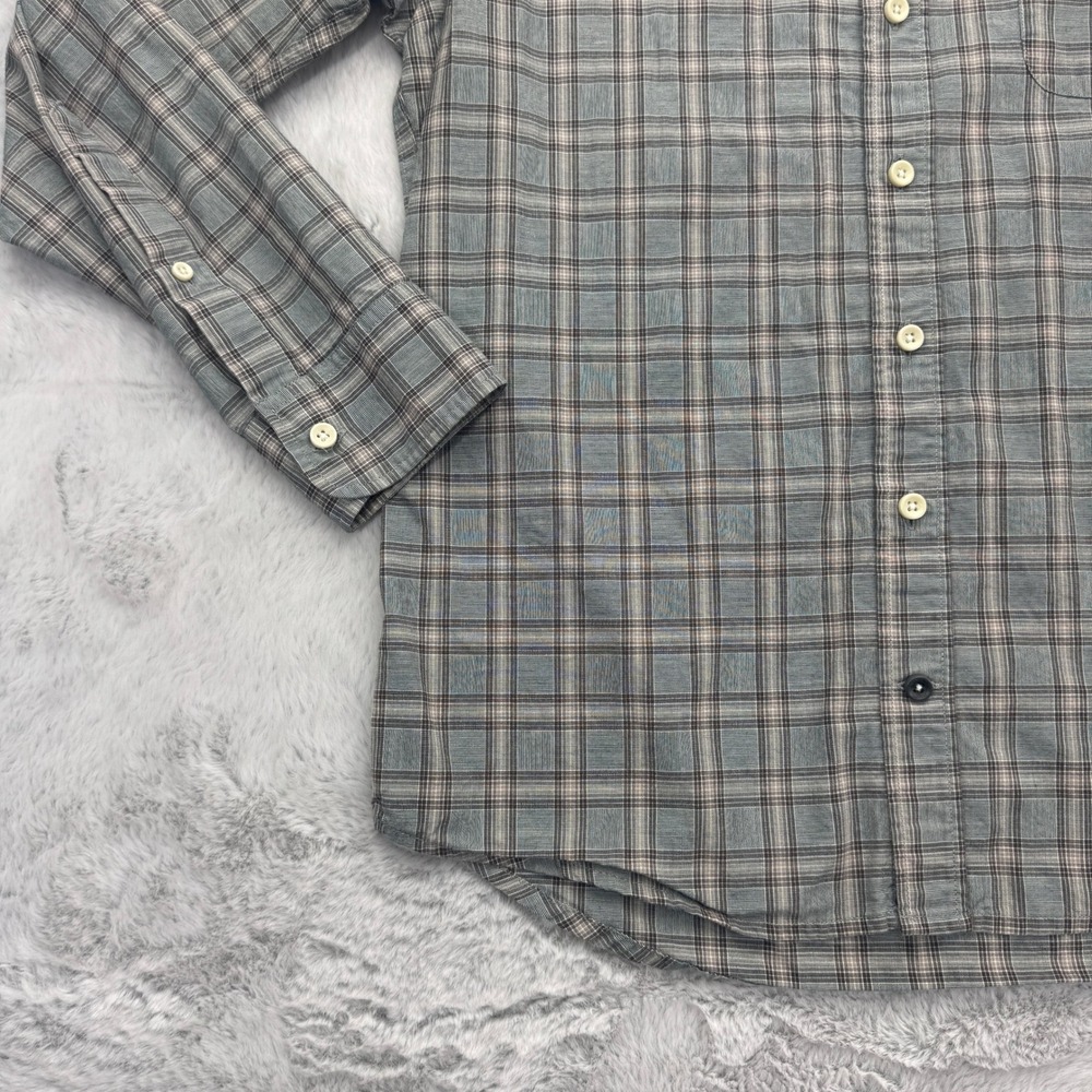 Taylor Stitch Plaid Button Down Shirt Mens 38 Small Long Sleeve Casual - Picture 2 of 8